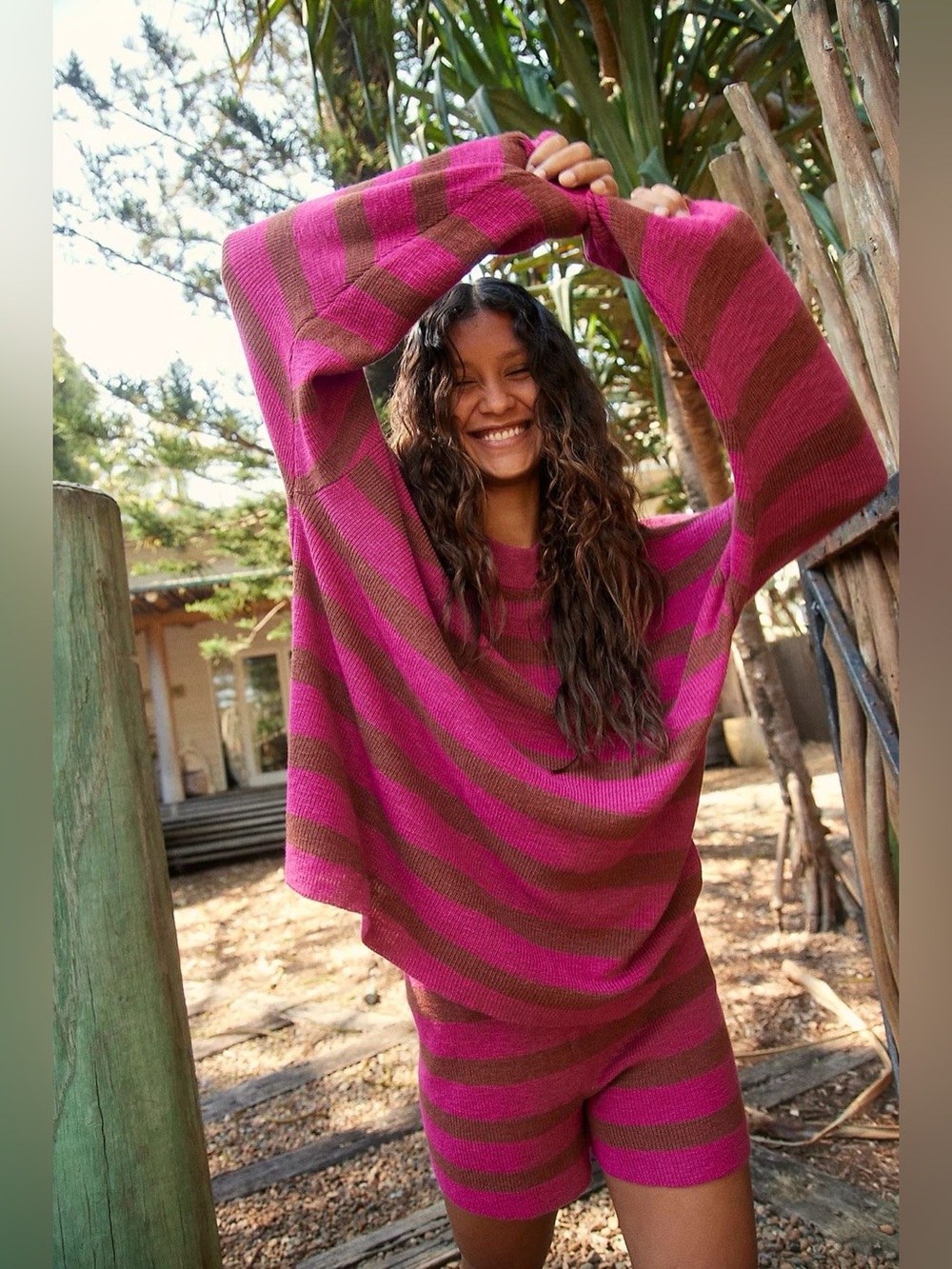 Free People Malibu Surf Sweater Set